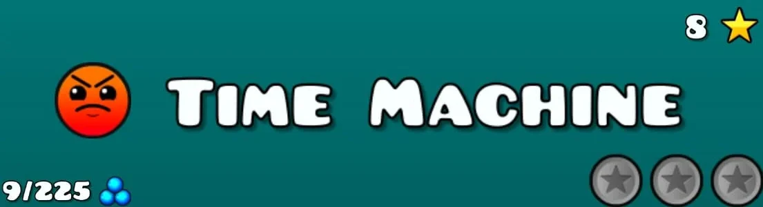 Geometry dash Harder level " TIME  MACHINE "