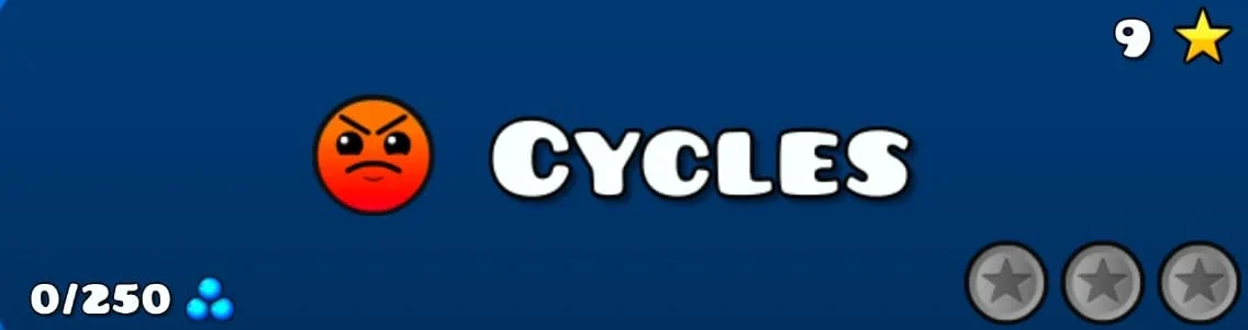 Geometry dash Harder level " CYCLES"