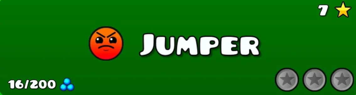 Geometry dash Harder level "JUMPER"